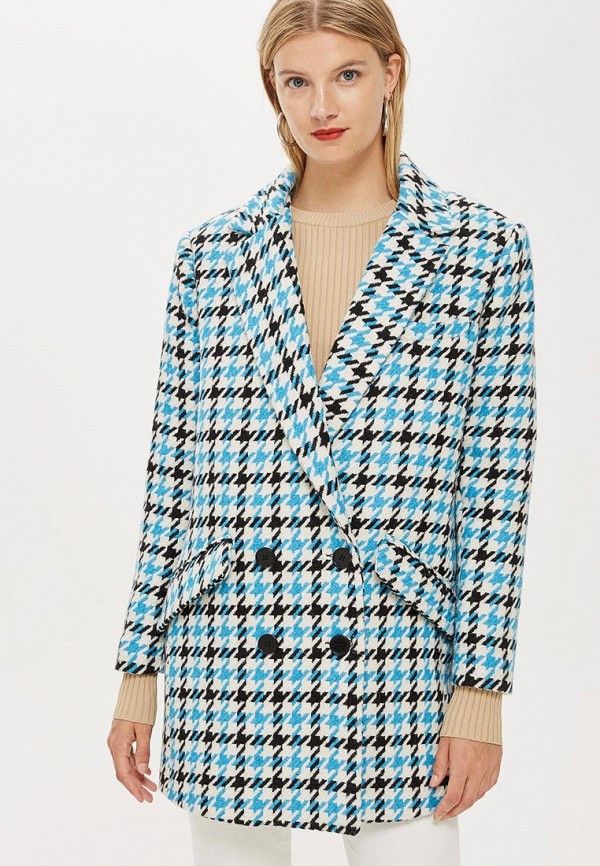 

Пальто Topshop, Голубой, Topshop TO029EWDBUI6