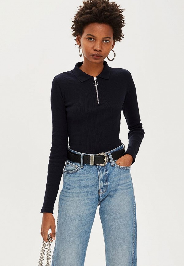 

Поло Topshop, Синий