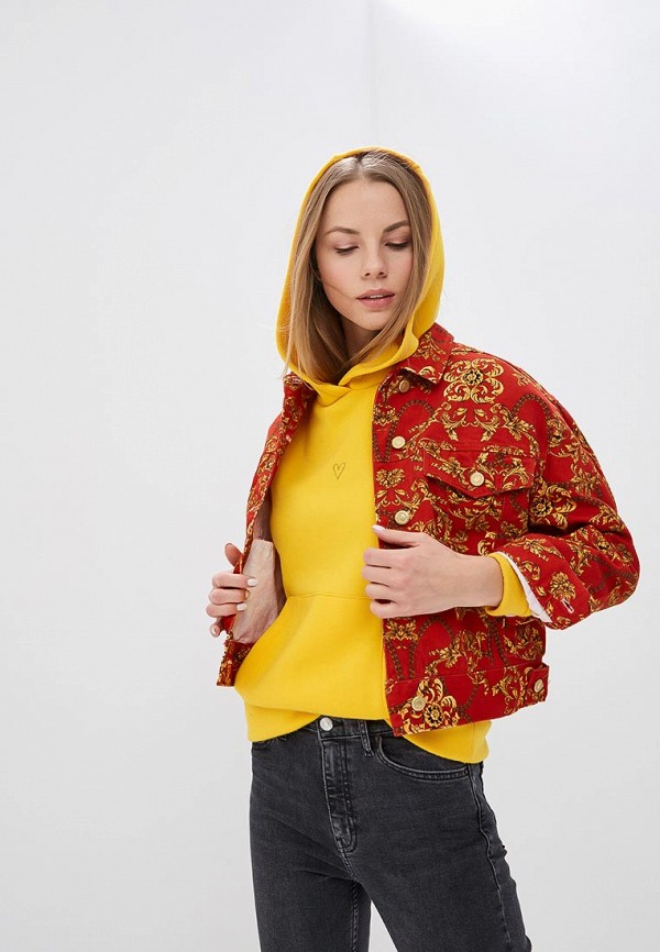 

Куртка джинсовая Topshop, Topshop TO029EWDCIX5, Красный