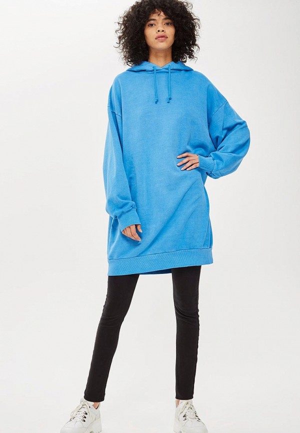 

Худи Topshop, Topshop TO029EWDCIZ0, Голубой