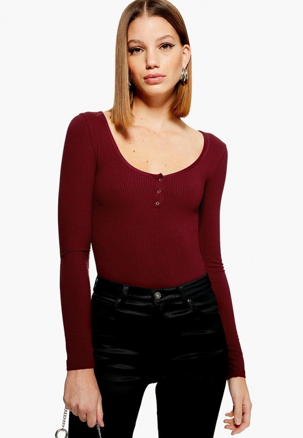 

Боди Topshop, Бордовый