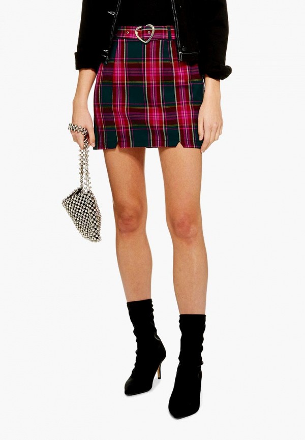 

Юбка Topshop, Topshop TO029EWDHOU7, Мультиколор