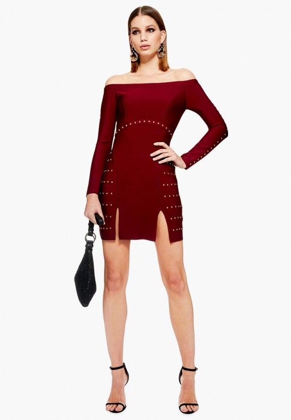 

Платье Topshop, Бордовый
