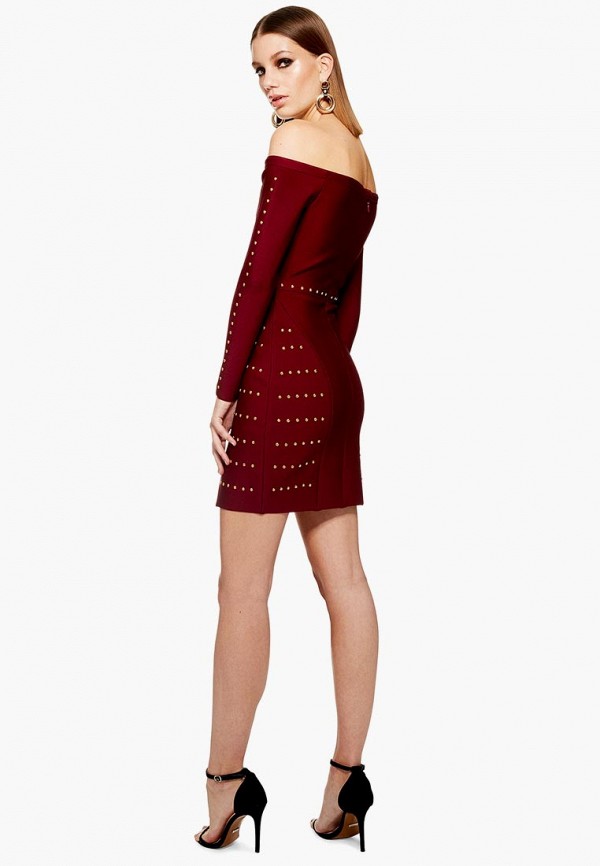 

Платье Topshop, Бордовый, Topshop TO029EWDIQJ4