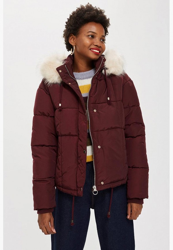 

Куртка утепленная Topshop, Бордовый