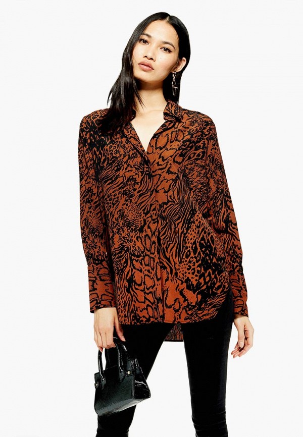 

Блуза Topshop, Коричневый