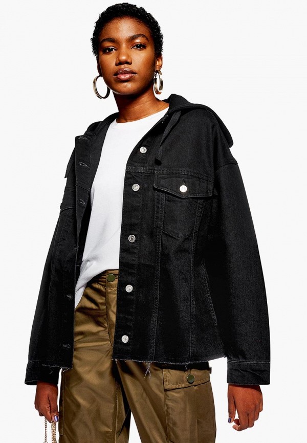 

Куртка джинсовая Topshop, Черный