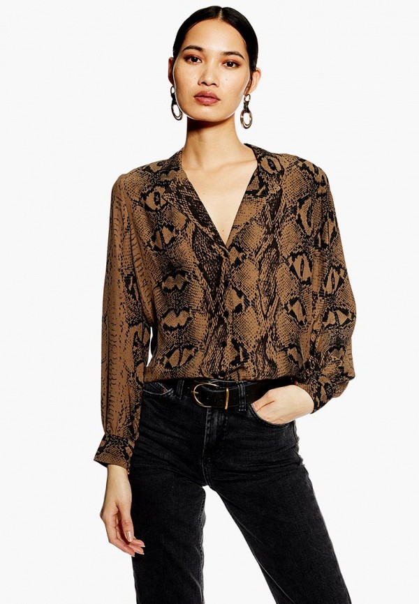 

Блуза Topshop, Коричневый