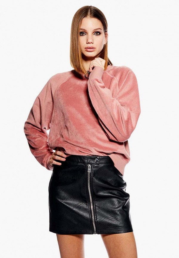 

Свитшот Topshop; Topshop TO029EWDTQN1, Розовый