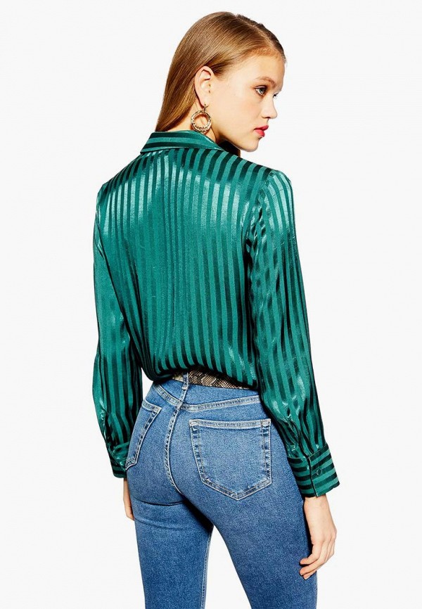 

Блуза Topshop; Topshop TO029EWDTQO8, Зеленый
