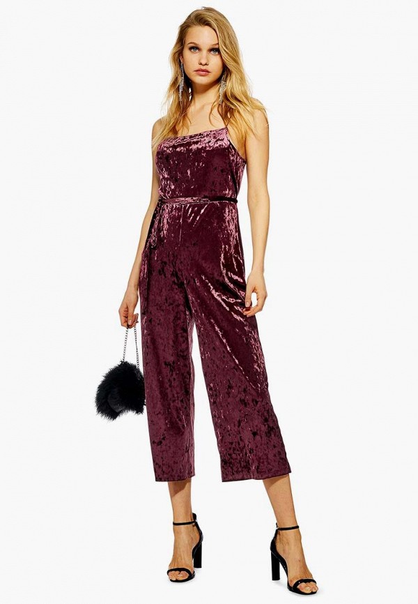 

Комбинезон Topshop, Бордовый, Topshop TO029EWDTQP2