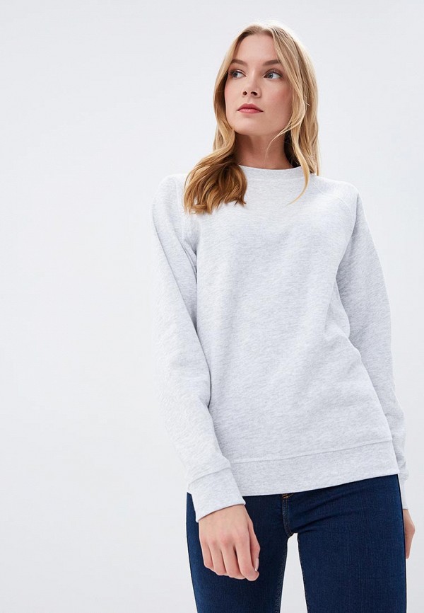 

Свитшот Topshop, Topshop TO029EWEFRG9, Серый