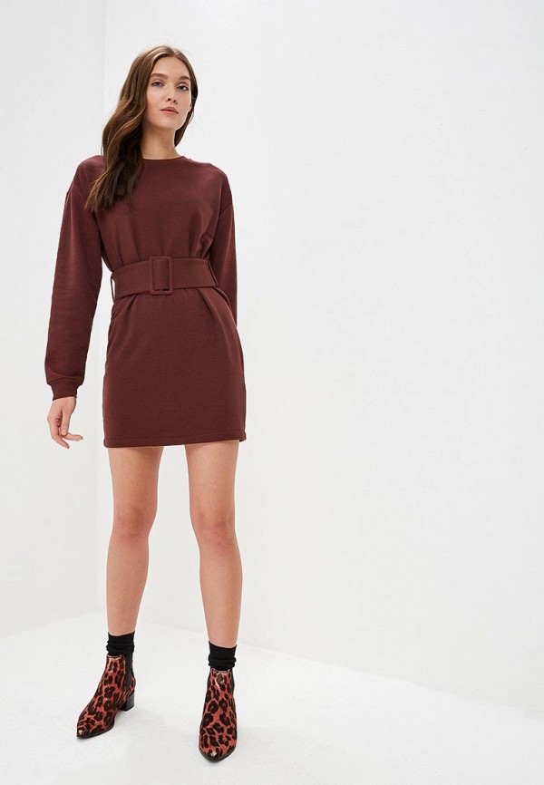 

Платье Topshop; Topshop TO029EWEFRH7, Коричневый