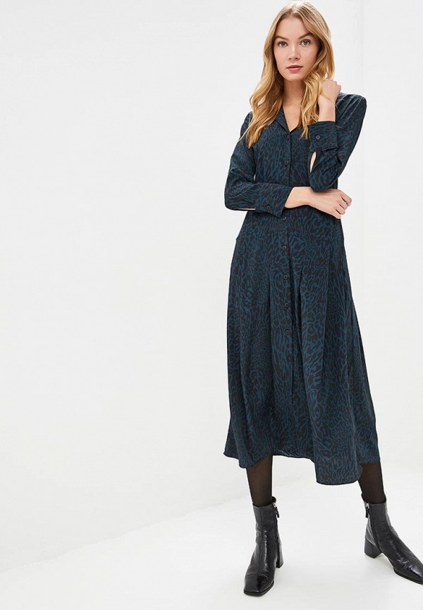

Платье Topshop, Topshop TO029EWEFRI3, Бирюзовый