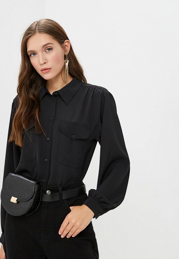 

Блуза Topshop, Topshop TO029EWEFRK7, Черный