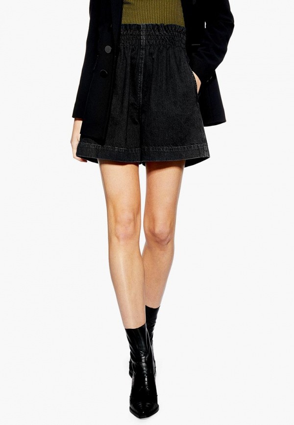 

Шорты джинсовые Topshop, Черный