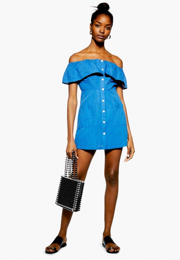 

Платье Topshop, Синий