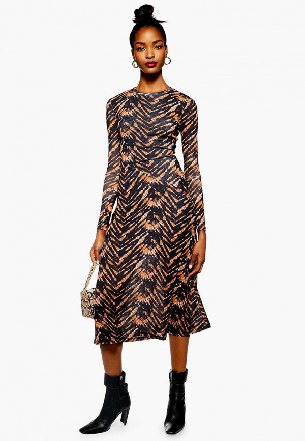 

Платье Topshop, Topshop TO029EWEIQH4, Мультиколор
