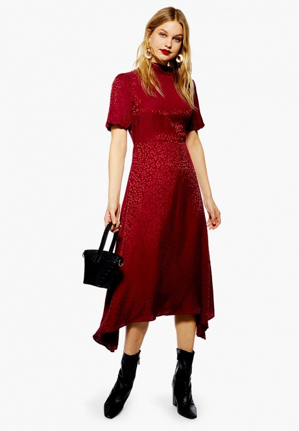 

Платье Topshop, Бордовый