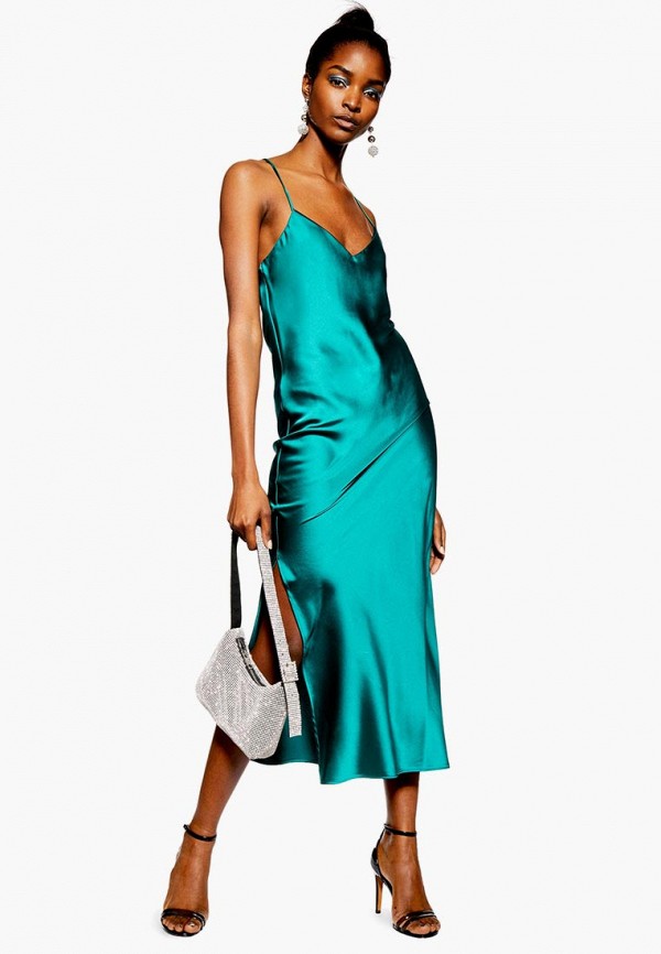 

Платье Topshop, Бирюзовый, Topshop TO029EWEIQI8