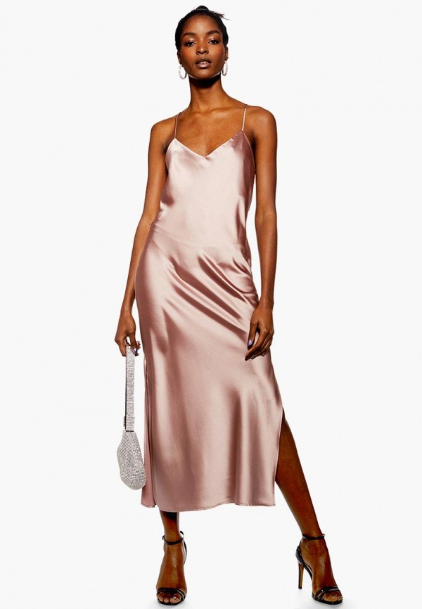 

Платье Topshop, Topshop TO029EWEIQI9, Розовый