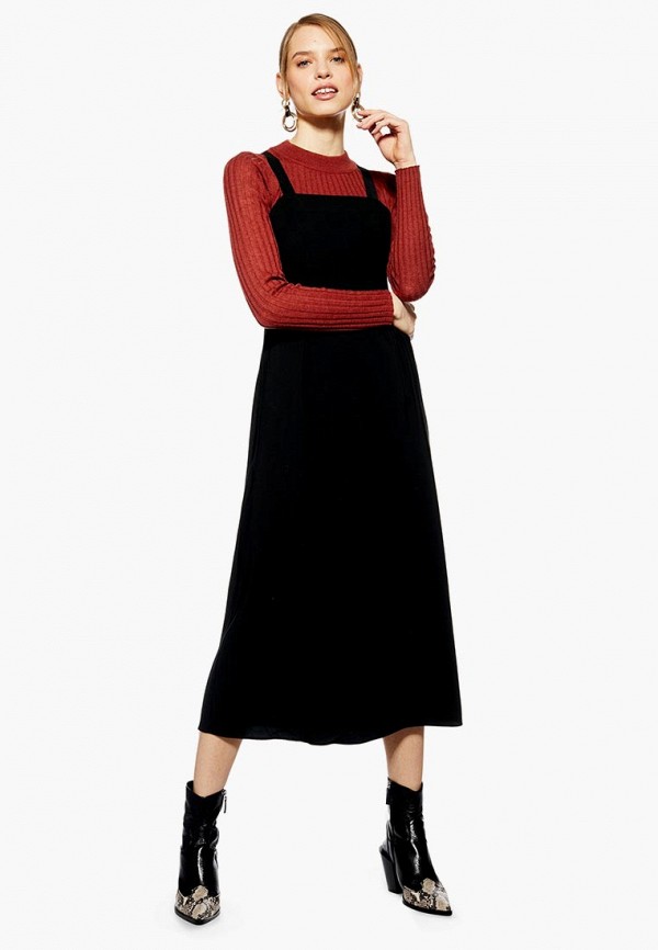 

Сарафан Topshop, Topshop TO029EWEIQJ1, Черный