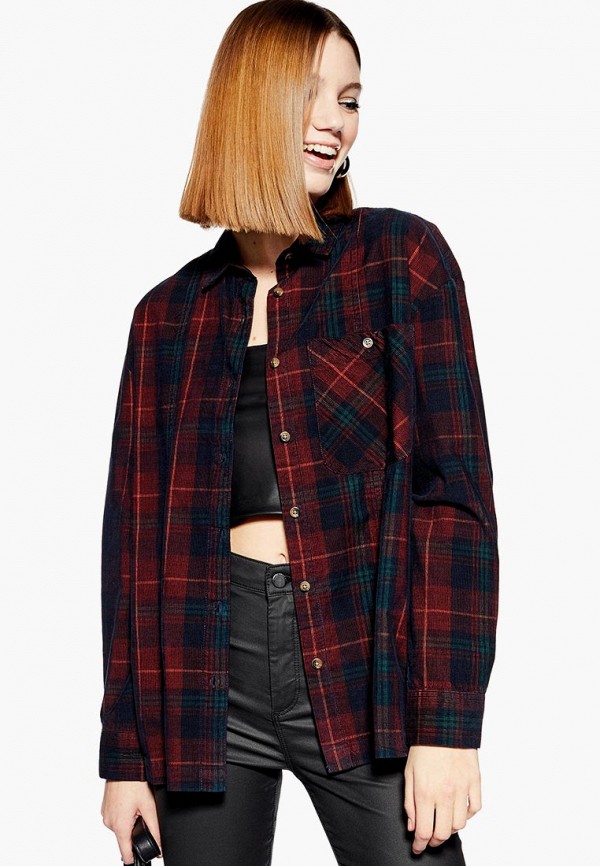 

Рубашка Topshop, Бордовый
