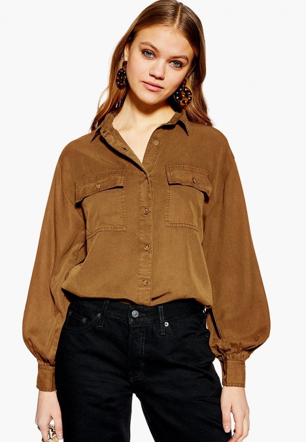 

Рубашка Topshop, Коричневый