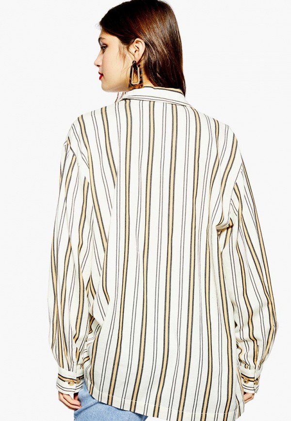 

Рубашка Topshop; Topshop TO029EWEIQJ6, Белый