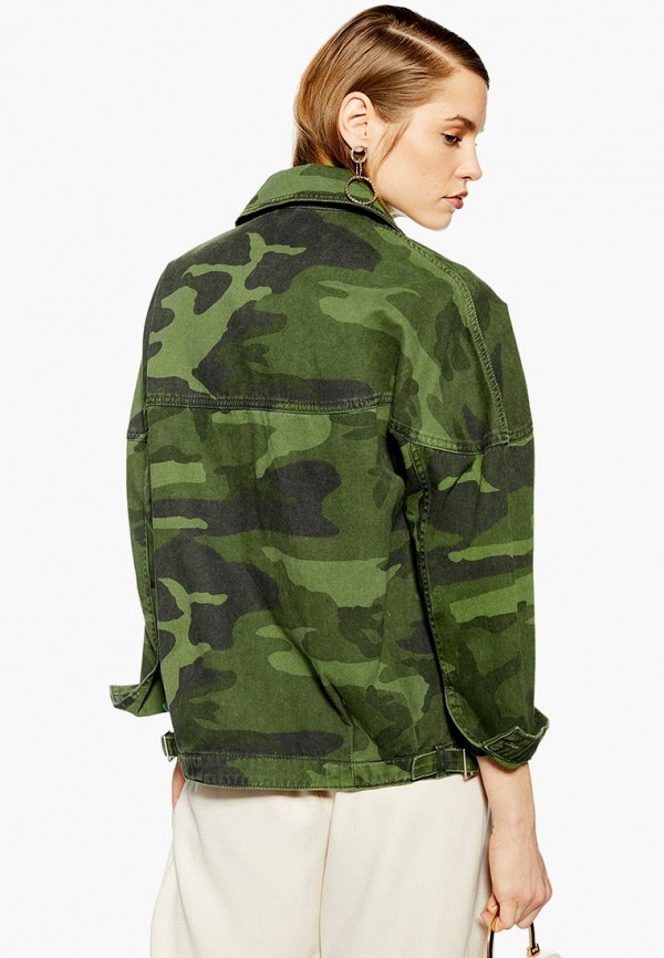 

Куртка Topshop; Topshop TO029EWEIQK7, Хаки