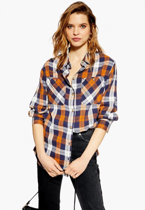 

Рубашка Topshop; Topshop TO029EWEIQK8, Мультиколор