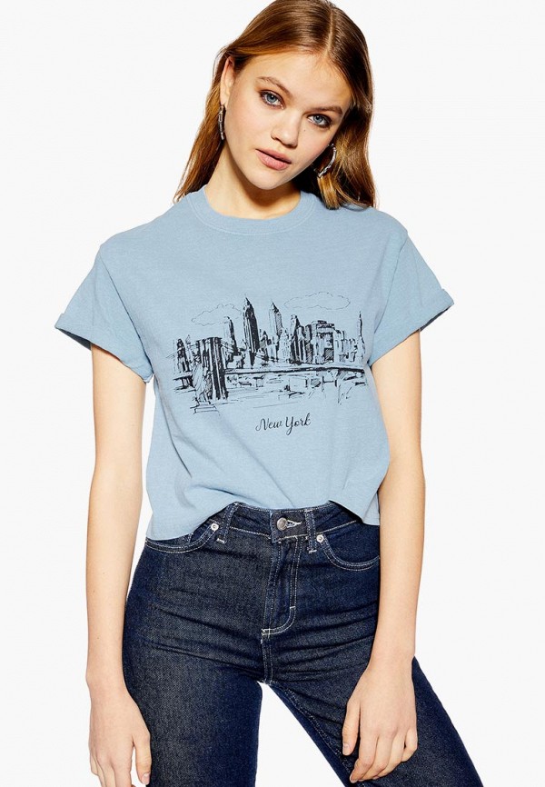 

Футболка Topshop, Голубой