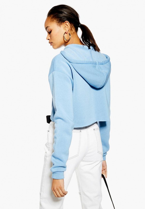 

Худи Topshop; Topshop TO029EWEOQT7, Голубой