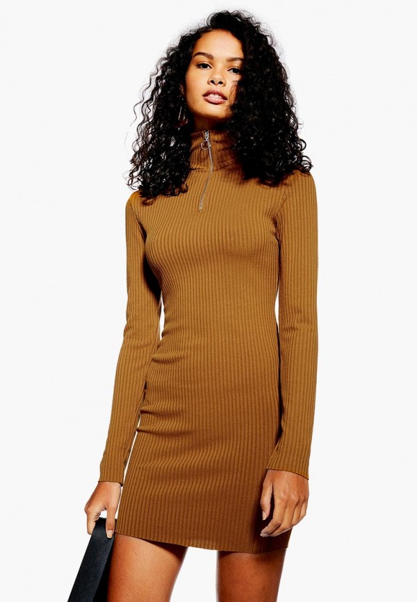 

Платье Topshop, Коричневый
