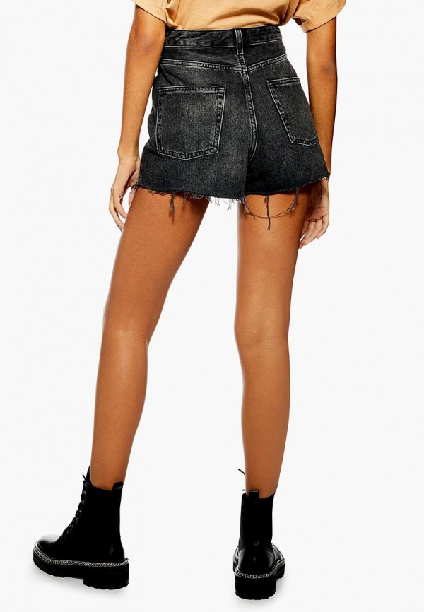 

Шорты джинсовые Topshop; Topshop TO029EWEOQU8, Черный