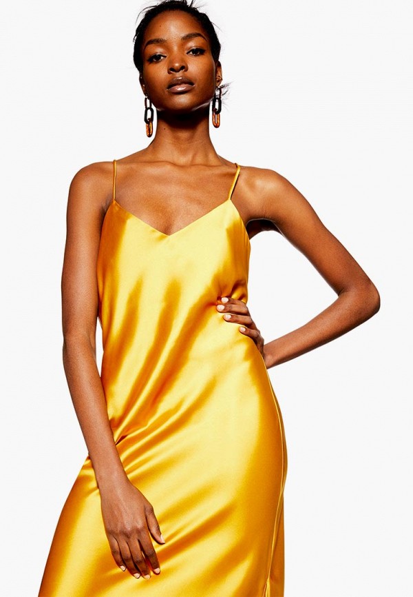 

Платье Topshop; Topshop TO029EWEOQW8, Золотой