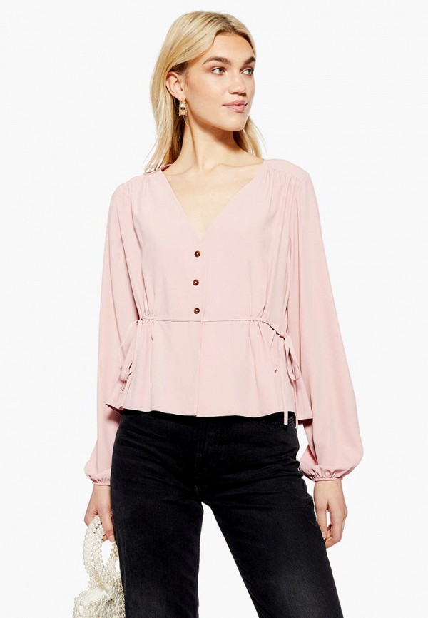 

Блуза Topshop, Topshop TO029EWEOQX3, Розовый