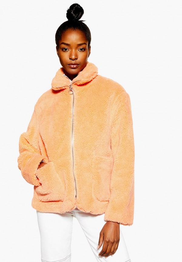 

Шуба Topshop, Оранжевый, Topshop TO029EWEOQY6