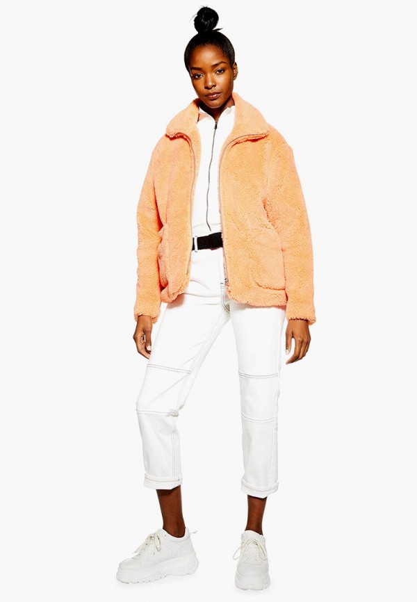 

Шуба Topshop; Topshop TO029EWEOQY6, Оранжевый