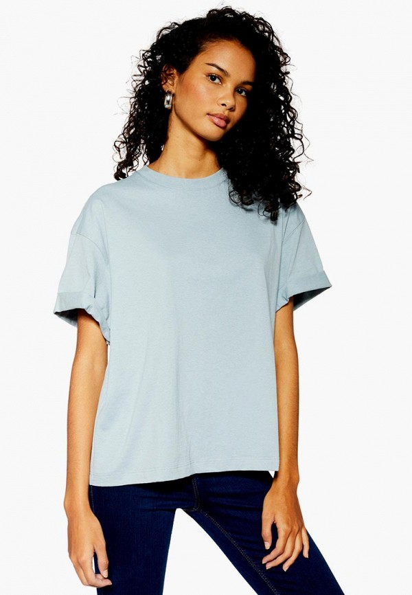 

Футболка Topshop, Topshop TO029EWEOQY9, Голубой