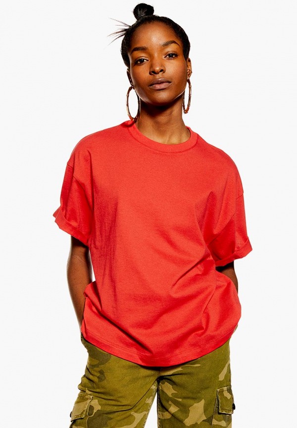 

Футболка Topshop, Topshop TO029EWEOQZ1, Красный