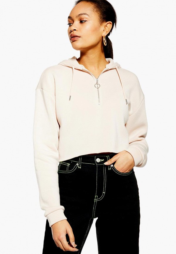 

Худи Topshop, Topshop TO029EWEQVG2, Бежевый
