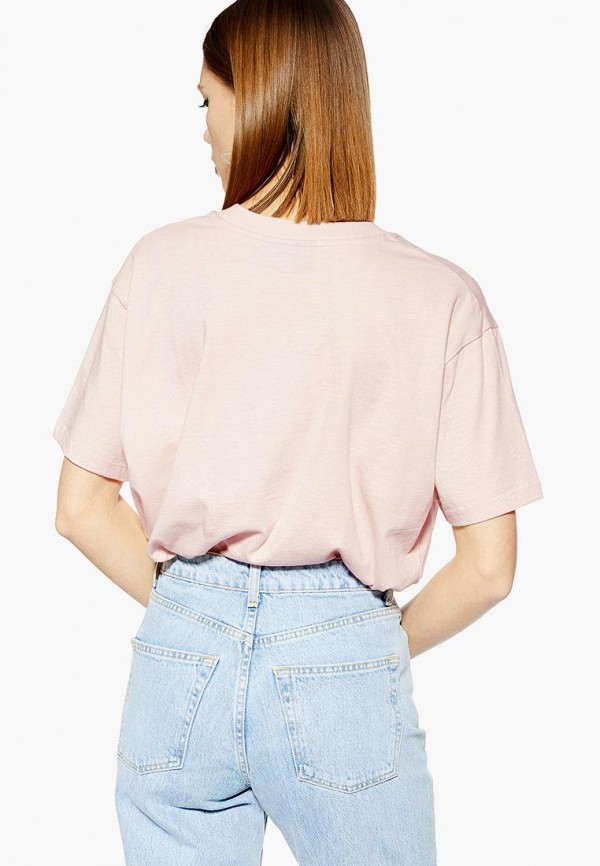 

Футболка Topshop; Topshop TO029EWEQVG6, Розовый