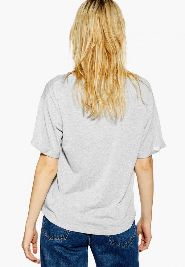 

Футболка Topshop; Topshop TO029EWEQVH0, Серый