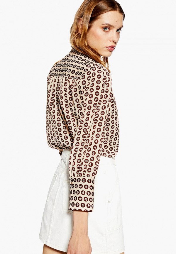 

Блуза Topshop; Topshop TO029EWEQVJ4, Бежевый