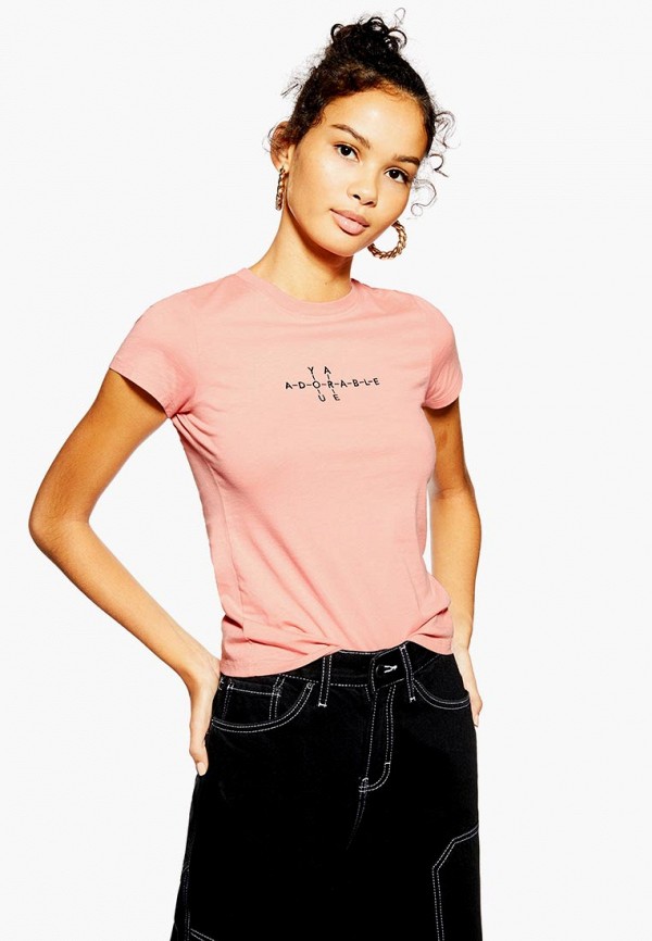 

Футболка Topshop, Розовый
