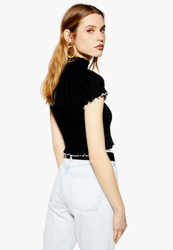 

Футболка Topshop, Topshop TO029EWESBR9, Черный