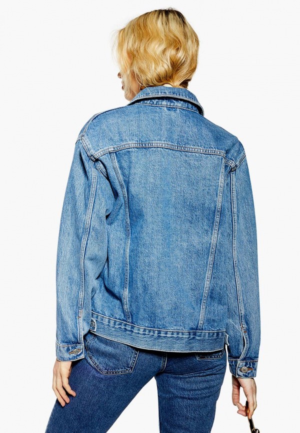 

Куртка джинсовая Topshop; Topshop TO029EWESBS6, Синий