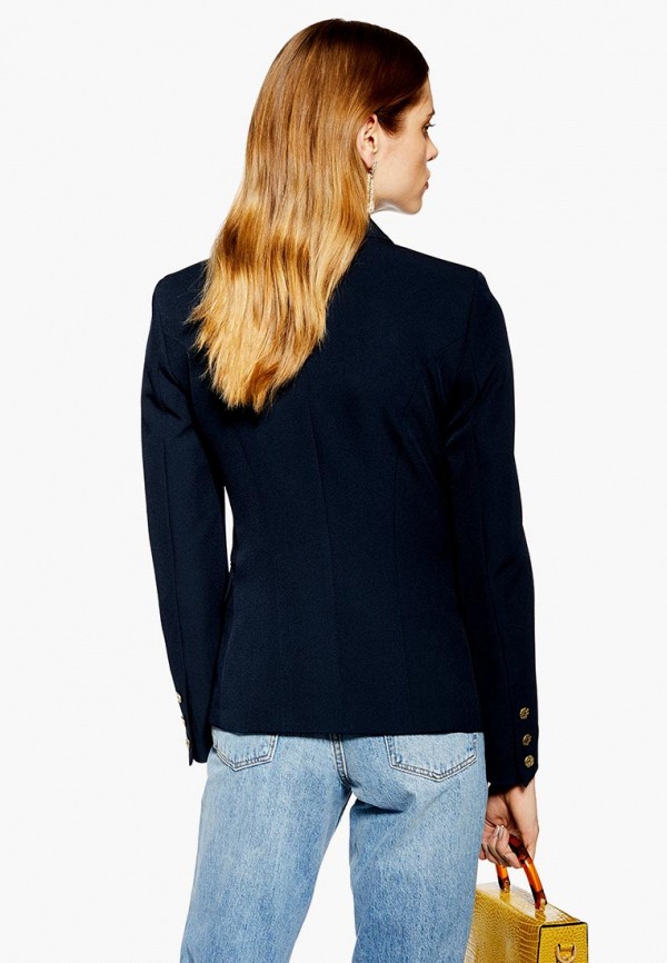 

Пиджак Topshop; Topshop TO029EWESBV0, Синий