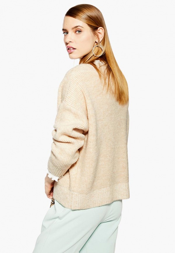

Кардиган Topshop; Topshop TO029EWESBV7, Бежевый
